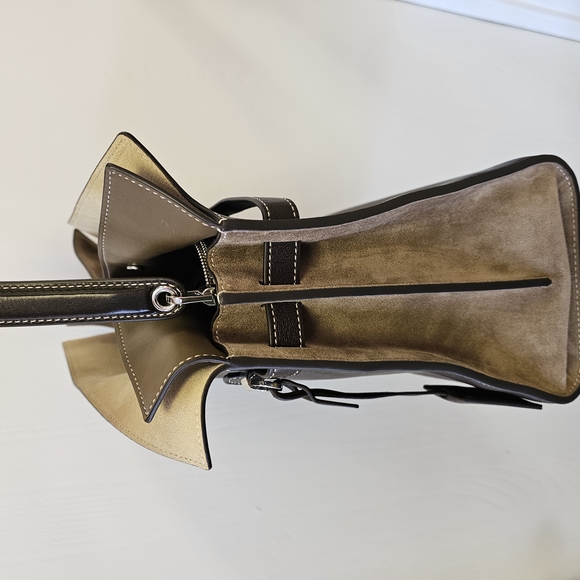 Tory BURCH RADZIWILL Brown Leather Handbag - Picture 4 of 4